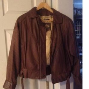 Womens leather jacket